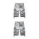 thumbnail image 4 of Sonducket Pantalones cortos de carga Pantalones casuales Traje de hombre Resistencia al desgaste Interior Lavable de larga duración Traje de Blanco-gris cuarenta 2Conjunto, 4 of 6