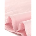 thumbnail image 5 of NOMADIC NOOK Women's Plus Size 2 Pieces Fringed Blouse Self Tie Neck Lace Hollow Out Ruffle Short Sleeve Summer Casual Tops 3X Pink/Blue, 5 of 6