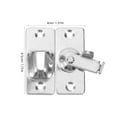 thumbnail image 2 of HEALEEP Security Door Latch Stainless Steel for Business Owners 1Set, 2 of 8