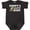 Black Leopard, variant on Inktastic Poppy's Fishing Buddy with White Text Boys Baby Bodysuit