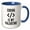 Blue/White, variant on 3drose, Coding Is My Valentine, 15oz Mug