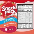 thumbnail image 4 of Snack Pack Sugar-Free Strawberry and Cherry Juicy Gels 3.25 oz 12 Count (Pack of 2), 4 of 5