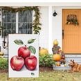thumbnail image 6 of Fall Aesthetic Double Colored Flags Versatile Apples Fruits Watercolor Outdoor Garden Flag Durable Autumn Themed Porch Decor - for Porch Home Farmhouse Garden Outdoor 28x40 Inch, 6 of 6