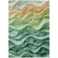 thumbnail image 2 of Addison Rugs Chantille Indoor/Outdoor Transitional Swirls Teal Washable Rectangle Rug, 9' x 12', 2 of 6