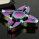 4 Points Arc-en-Ciel Zinc Alliage Fidget Main Spinner Tri Spinner 3D EDC Focus Jouet Cadeau – image 4 sur 4