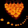 thumbnail image 1 of Guirlande Lumineuse Citrouille Halloween 20LED Décorations de l'Action de Grâce, 2 Modes Guirlande Lumineuse Citrouille Stable/lisse pour Fête Intérieure Extérieure, 1 of 7