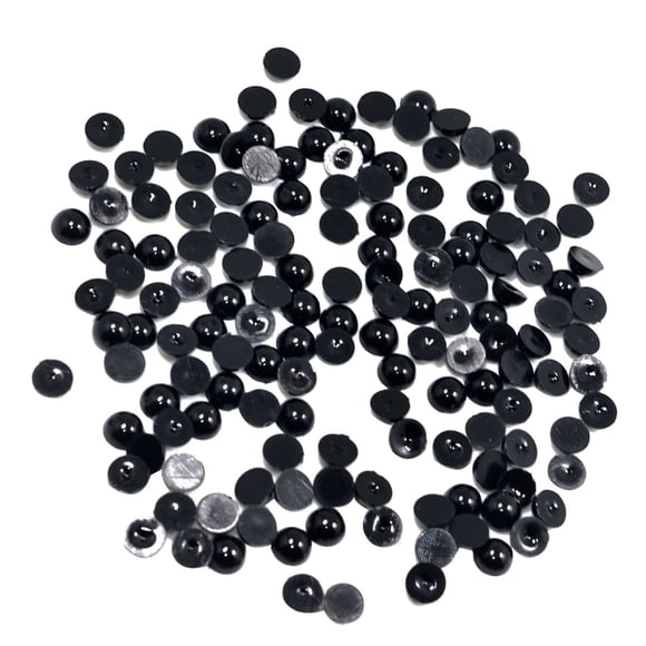 Perlas planas de media perla Sunnimix Half Pearl Flatback 8 mm 150 unids