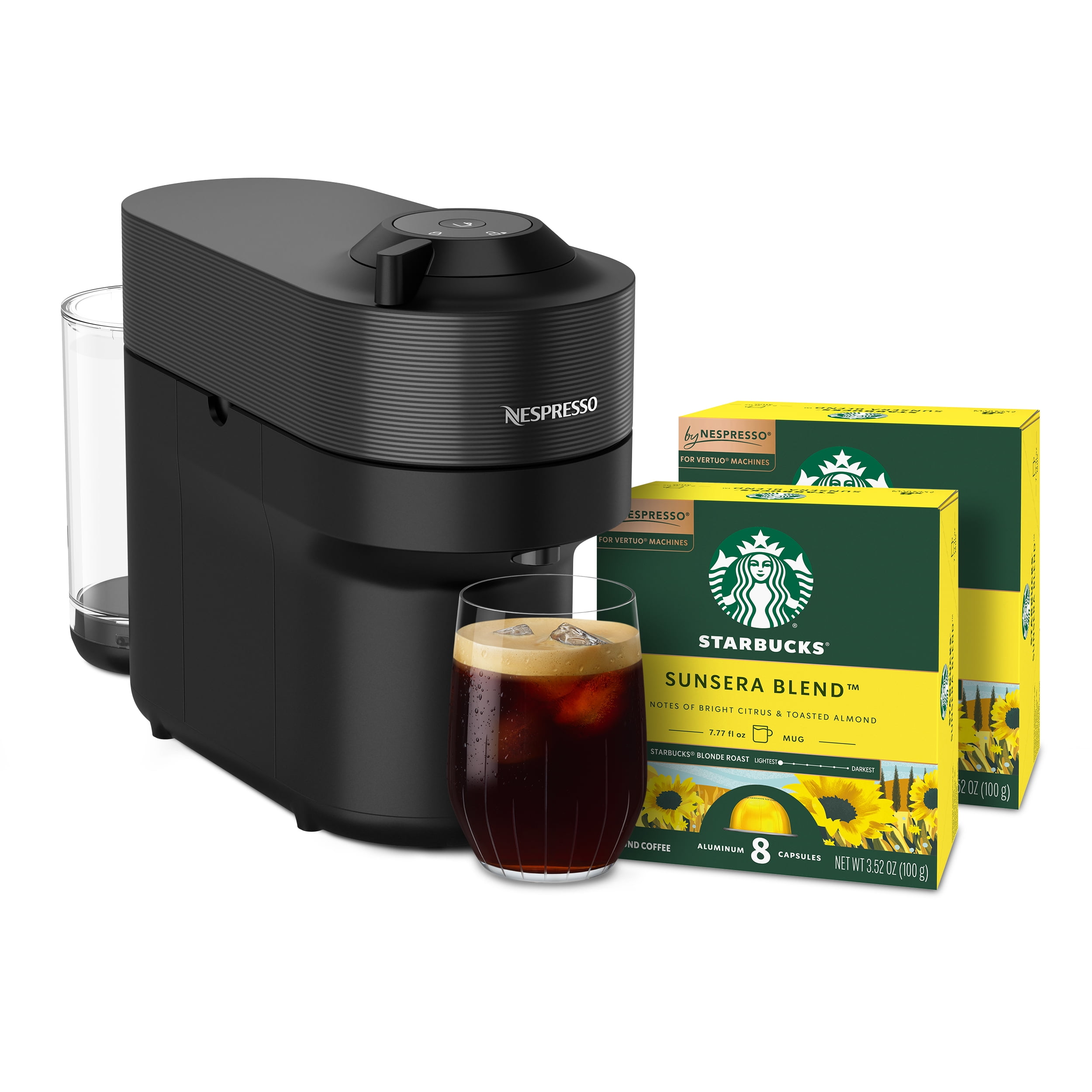 NESPRESSO ESSENZA MINI エスプレッソマシン Nespresso by Breville Black Essenza Mini Espresso Machine +