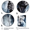 thumbnail image 3 of Designart "Jesus With Cross VI" Religious Landscape Wall Art For Kitchen, 3 of 5