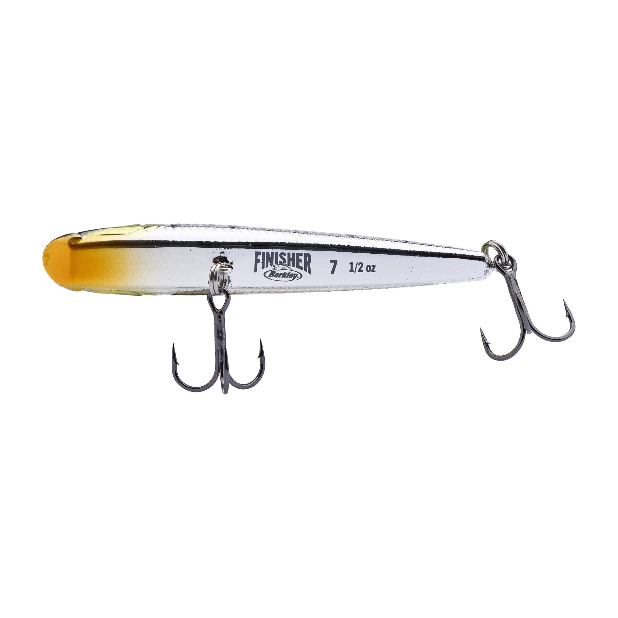 Berkley Finisher, 2.75 in, Glide Baits, Chrome Perch (1 Count)
