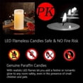 thumbnail image 5 of LED Candles, Flickering Flameless Candles, Rechargeable Candle, Real Wax Candles with Remote Control, 5 of 5