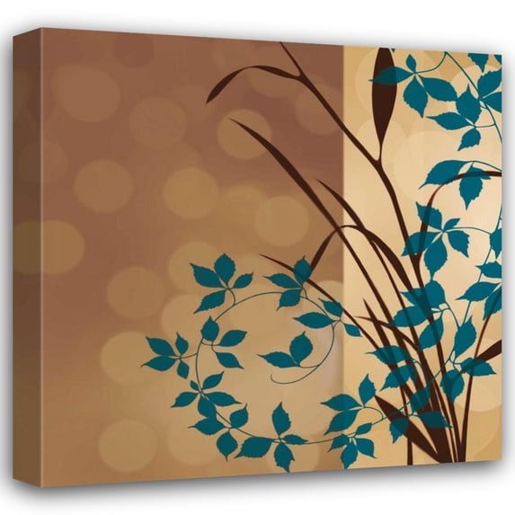 Edward Aparicio 36x36 Gallery Wrapped Canvas Wall Art Titled - Sunset Blueprint II