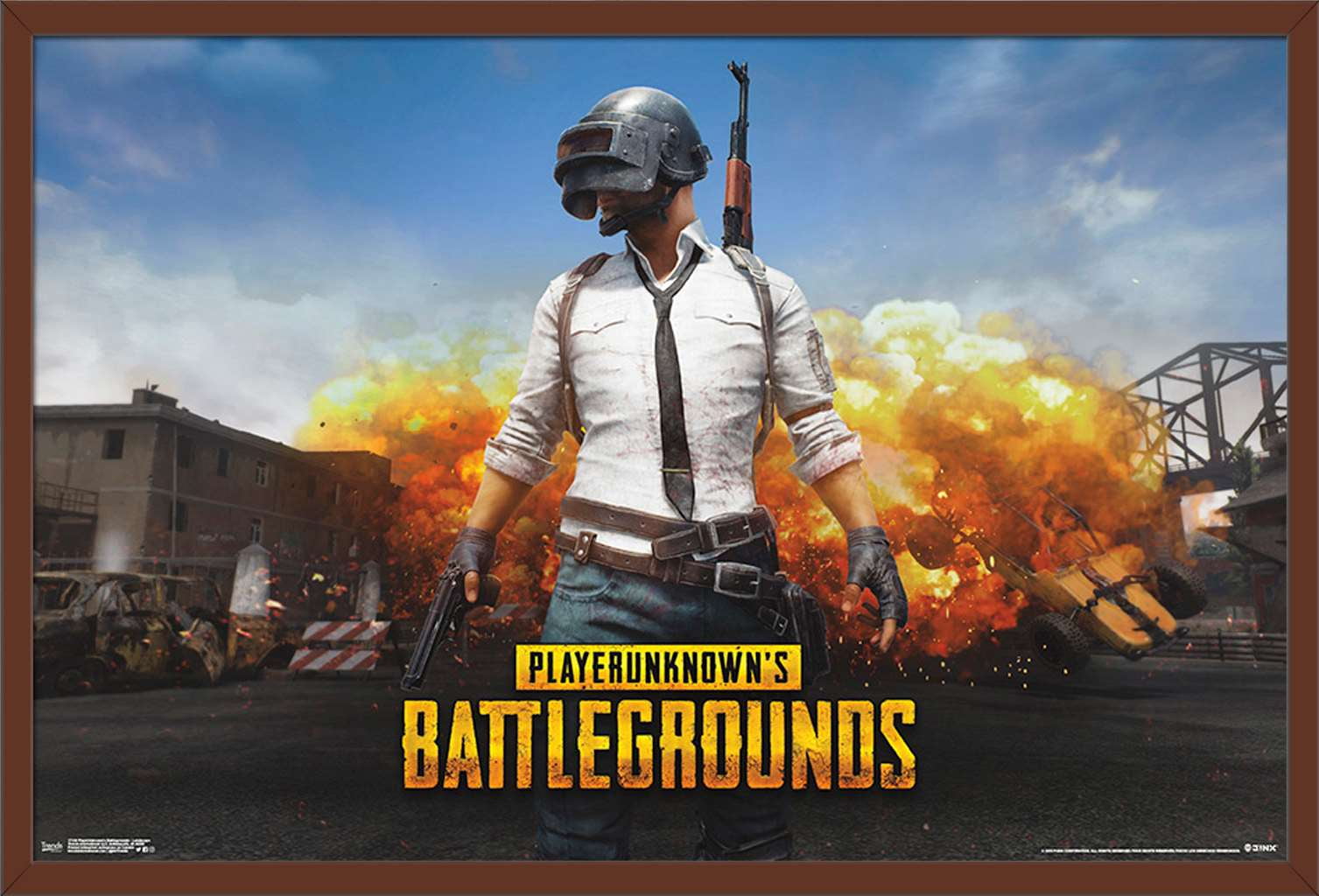 PLAYERUNKNOWN's Battlegrounds (PUBG) - Landscape Poster - Walmart.com
