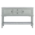 thumbnail image 6 of SAFAVIEH Tate Storage Rectangle Console Table, Gray, 6 of 14