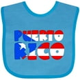 thumbnail image 3 of Inktastic Puerto Rico Flag in Text Boys or Girls Baby Bib, 3 of 4