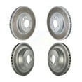 thumbnail image 1 of Genius Front Rear Coated Disc Brake Rotors and Hub Assembly Kit for Car Volkswagen Touareg Porsche Cayenne with 360mm Diameter Rotor KG-102046, 1 of 9