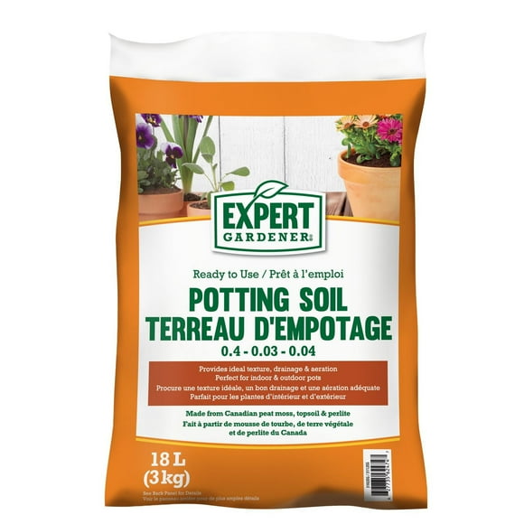 TERREAU D'EMPOTAGE 18L EXPERT GARDENER