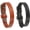 Black/Light Brown, variant on Leather Belt Bracelet for Men Women, Thin Vintage Cowhide Buckle Cuff Wristband, Adjustable Unisex Retro Bracelet Gift