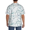 thumbnail image 3 of Honeii Dragonfly for Men's Short-Sleeved Button-Up Collared Shirt Featuring A Pocket, Perfect for Beach Vacations, And Travel Adventures.-X-Large, 3 of 5