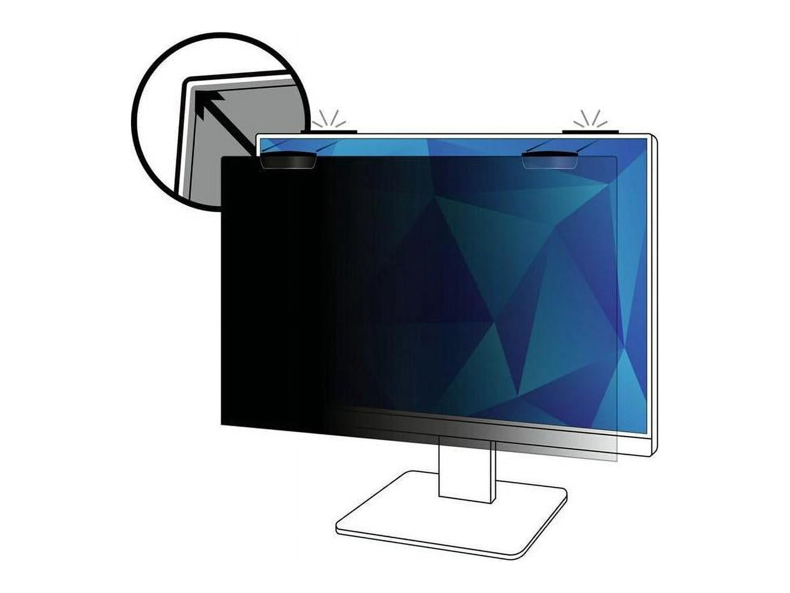 Filtre Anti-lumière Bleue 27 Pouces Pour écran 16:9 - Amovible, Anti-reflet, Protection UV - 61,3 X 36,9 Cm - 7
