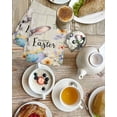 thumbnail image 4 of Easter Grey Bunny Kitchen Dish Towels for Drying Dishes Set of 3, Spring Colorful Eggs Flower Wooden Grain Waffle Weave Microfiber Hand Tea Bathroom Towels Quick Dry & Absorbent Towel 15.7x23.6, 4 of 7