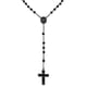 thumbnail image 1 of Rosario para hombre en acero inoxidable Negro 52 cm, 1 of 5