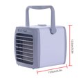 thumbnail image 2 of Mini ventilador humidificador portátil con alimentación por USB, ventilador eléctrico de refrigeración por aire, 3 velocidades de viento con contenedor de agua de 350 ml Methold HA5881-00B, 2 of 6