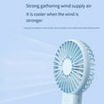 thumbnail image 2 of Destyer Mini USB Silent Portable Small Fan Rotational Inertia Lightweight And Portable Glacier White, 2 of 6