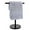 Black-1 Pack, variant on T-Shape Bath Hand Towel Holder Stand, Stainless Steel Free Standing Hand Towel Rack with Heavy Base, for Bathroom Kitchen & Countertop, Golden