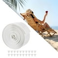 thumbnail image 6 of Gazechimp Chair Vinyl Strap Furniture Replacement Straps PVC Easy to Install DIY Lawn Chair Repair Straps for Outdoor Lawn White, 6 of 8