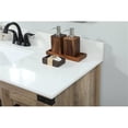 thumbnail image 4 of 36 inch single bathroom vanity in natural oak with backsplash, 4 of 8