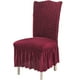 thumbnail image 1 of Fiudx Funda para Silla de Comedor a Cuadros, Tejido Elástico, Diseño Moderno y Elegante, Fácil de Instalar para Bodas, Uso Doméstico Versátil, Lavable a Máquina, Se Adapta a Respaldos de 45 a 60 Cm., 1 of 1