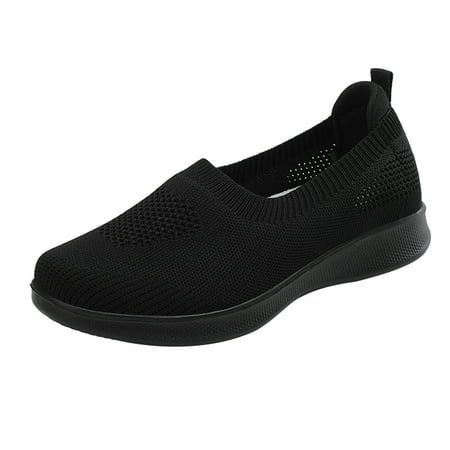 

Mzoazpie Slip on Breathe Mesh Wedgie Sneaker for Women Walking Shoes Women Fashion Women s Fresh Foam X-70 V1 Sneaker Sneakers Comfort Flat Loafers