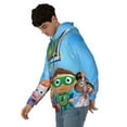 thumbnail image 3 of Super Why Men's Hoodie With Color Drawstrings Sweatshirt Hooded Pullover Print Winter Coat Jacket Medium, 3 of 9