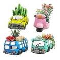 thumbnail image 3 of Maceta Retro Coches Maceta Jardín Plantas Suculentas Maceta Decoración Sunnimix Contenedor de jardinera de autobús, 3 of 8