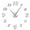 Silver, variant on Numbers With Heart Silhouette Frameless Wall Clock Stickers, DIY Modern Decorative Clocks for Living Room, Bedroom, Office - Easy to Install, Large 3D Clock Design (Black,27in)