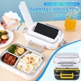 thumbnail image 1 of Vaidha 40W Lunch Box Food Heated 12V 110V Fast Food Warmer Heater For Car/Truck/Home Portable Food Heating Boxes With 1.2L 304 Container, 1 of 3