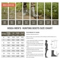 thumbnail image 2 of HISEA Rubber Men's Hunting Boots, Waterproof Adjustable Rain Boots for Men, 2 of 6