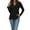 Black, variant on Women's Casual Sweater Fall Winter Long Sleeve Jumper Shirts Female V Neck Casual Sweatshirt S-2XL