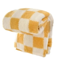 Dmlowu Soft Throw Blanket - 28x40" Cozy Fleece Blanket, Warm Breathable Throw Blanket for Couch Sofa Bed, Comfortable Fluffier Fuzzy Blanket