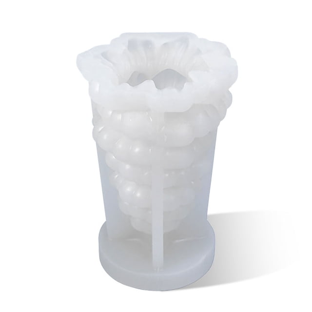 Vela aromática navideña Molde de silicona Velas Cubo Molde suave Cerámica Artesanía Festival Decoración DIY Suministros para manualidades Tipo 5 seitruly HA009043-05