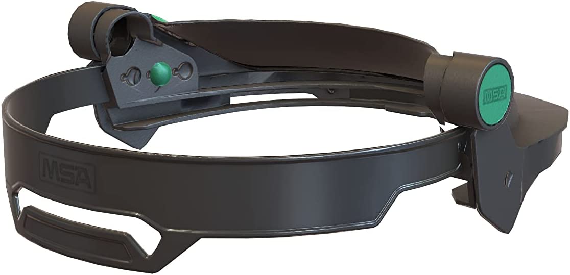 Msa Safety FaceShieldFrame,Blk,HDPE,Rubber,FullFrme 10187161