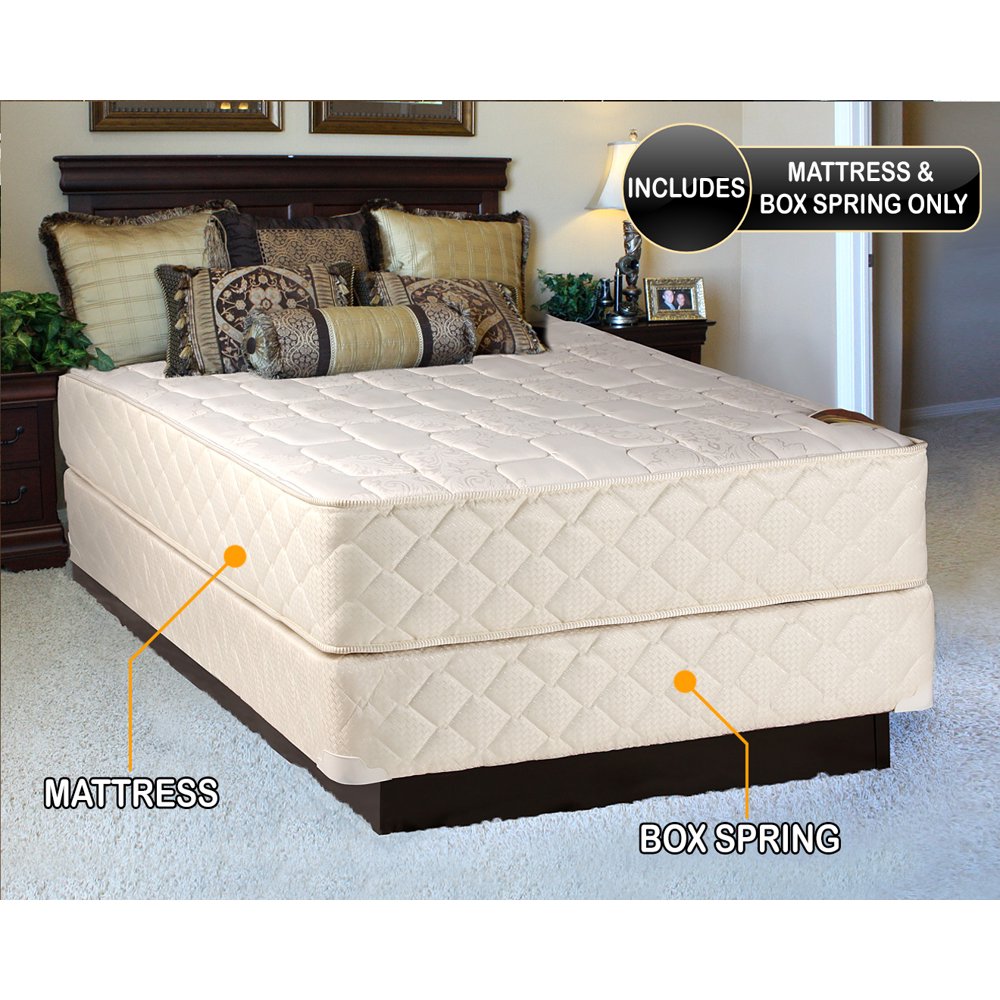 Grandeur Deluxe Full Size (54"x75"x12") Mattress and Box Spring Set