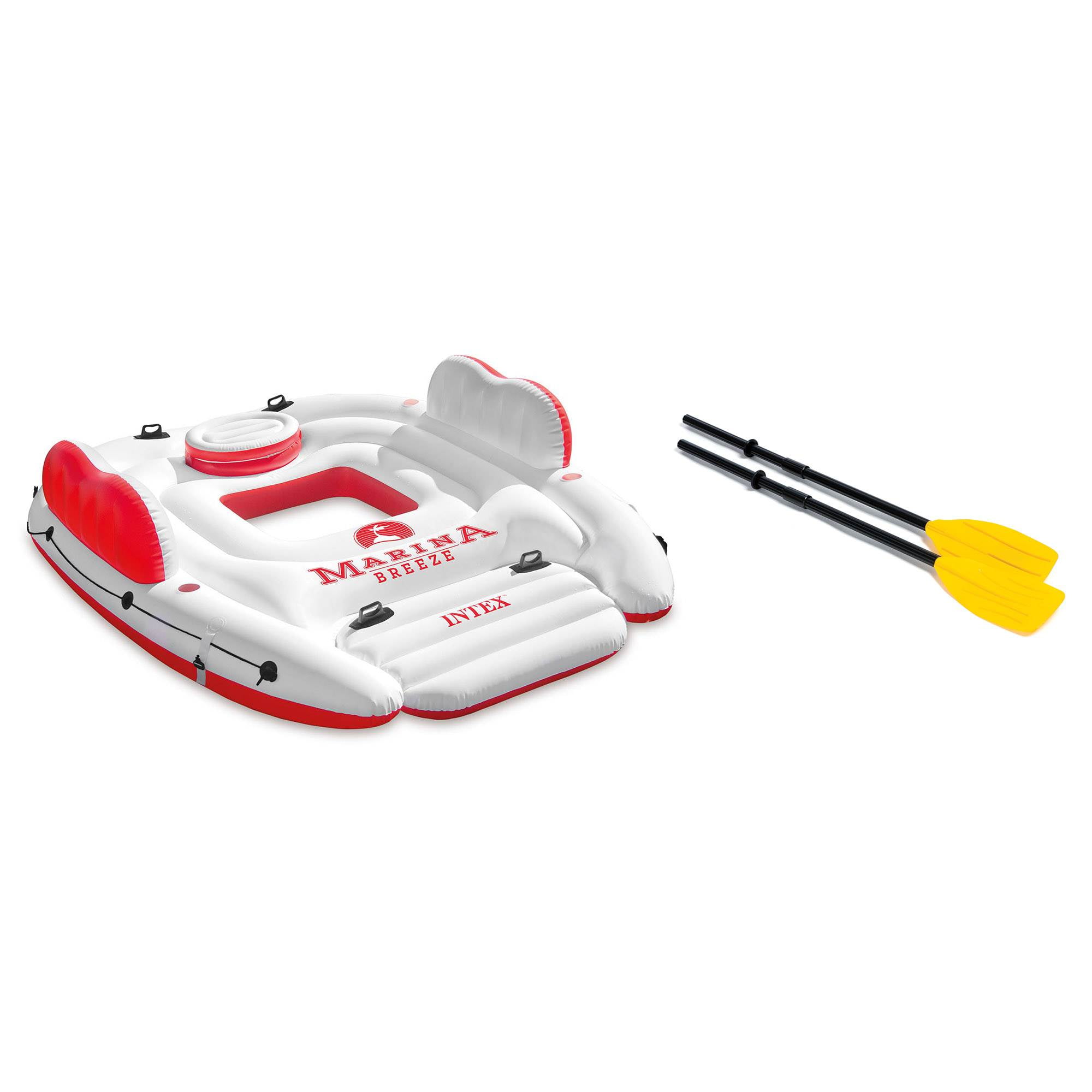 Intex Inflatable Marina Breeze Island Float Raft & 48Inch French Boat