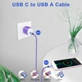 thumbnail image 4 of USB C Cables,Type C USB Cables 6ft-4PACK,ABCPOW USB Type C to USB a Cable Android Type C Charger Charging Cords USB-C Phone Cables, 4 of 6