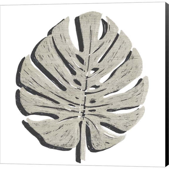 Cut Paper Palms I by June Erica Vess, Canvas Wall Art, 12W x 12H
