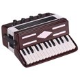 thumbnail image 5 of Mini Accordion Model Exquisite Desktop Music Instrument Decoration Ornaments Music Gift with Storage Case, 5 of 5