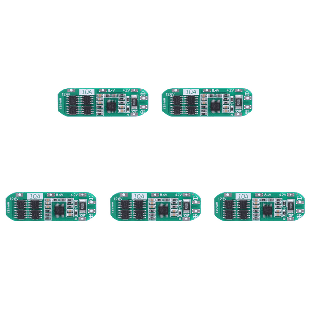 Cargador de batería de litio Módulo de iones de litio estándar 18650 BMS para motor de taladro (3S 10A)