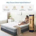 thumbnail image 2 of Selene Queen Mattress, 10 Inch Memory Foam Mattress Queen Size, Pocket Spring Mattress in a Box for Motion Isolation, Edge Support, Pressure Relief, CertiPUR-US, 2 of 7