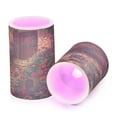 thumbnail image 2 of BZSMCE Flameless Candles LED Lights Stone Steps with Red Roses Creativity Battery Candles, 2 of 7